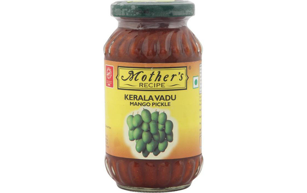 Mother's Recipe Kerala Vadu Mango Pickle   Glass Jar  300 grams